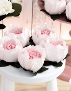 Forminha Decorativa La Fleur Rosa Beb 30 Unidades